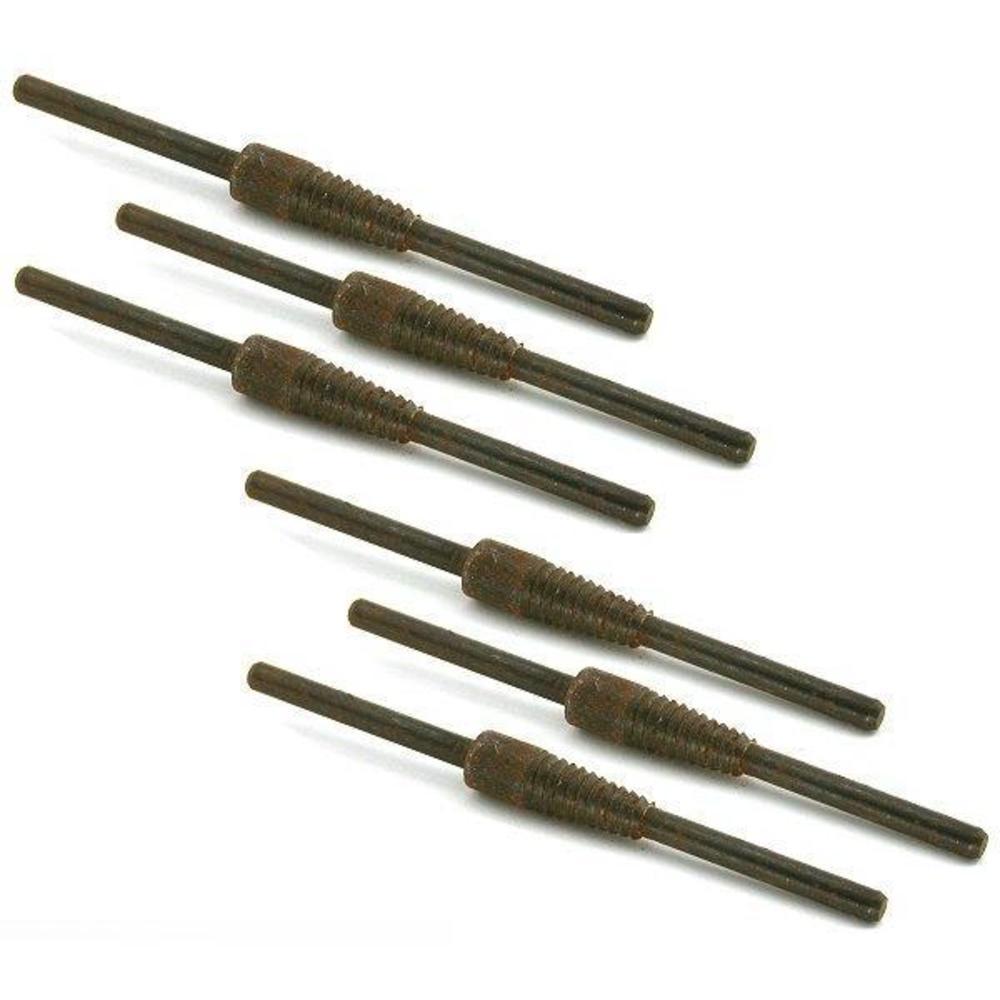 6 Threaded Mandrels 3/32