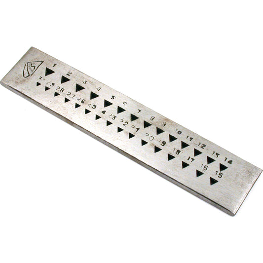 Drawplate 30 Triangular Holes