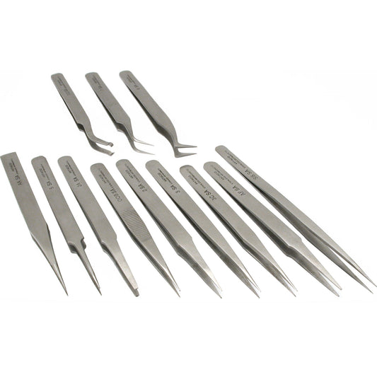 Anti-Magnetic Tweezers 12Pcs