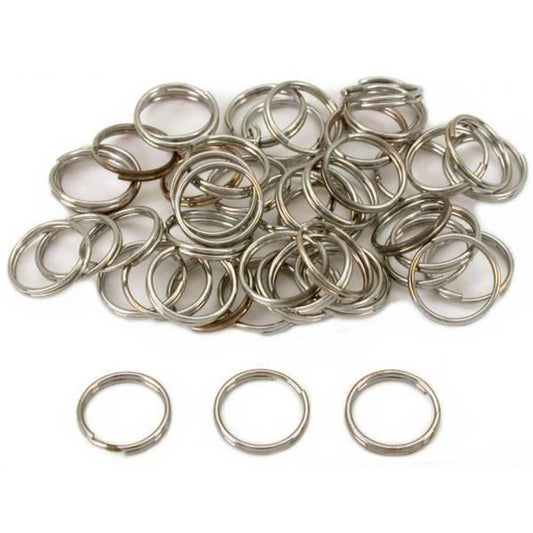 Split Rings Nickel Plated 12mm 50Pcs