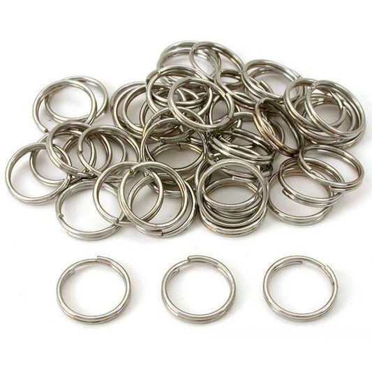 Split Rings Nickel Plated 20mm 50Pcs