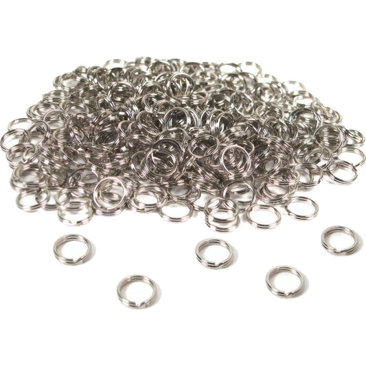 300 Split Rings Fishing Lure Charm Bracelet Parts 9mm