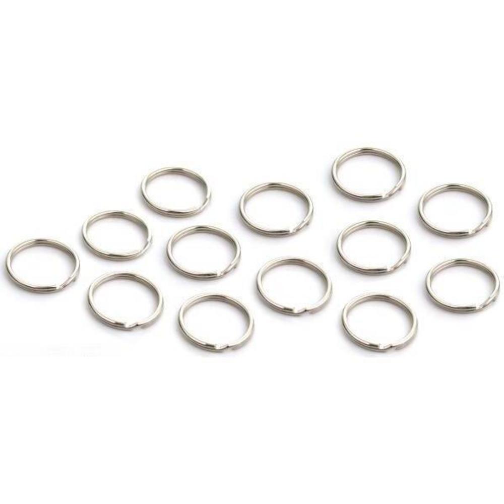 12 Split Rings Key Chain Connectors Steel Parts 24mm – FindingKing