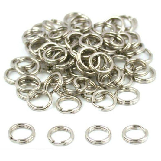 Split Rings Nickel Plated 6mm 75Pcs