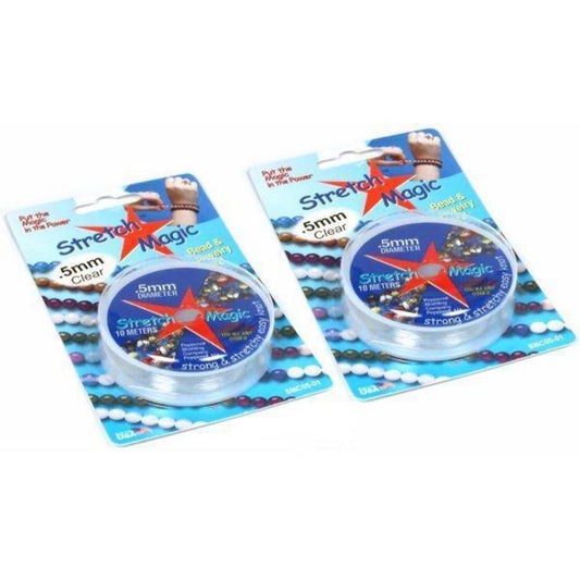 Elastic Beading Cord Stretch Magic 2-Spools