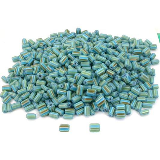Multi Color Chevron Glass Beads Beading Approx 600