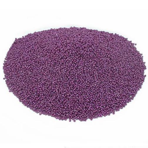 Seed Glass Beads Purple 2mm 400 Grams Approx.