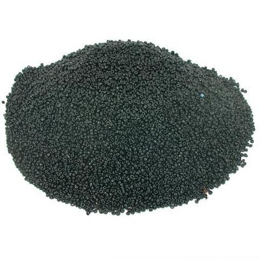 Seed Glass Beads Black 2mm 500 Grams Approx.