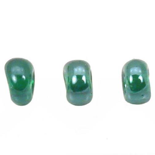 Seed Glass Beads Green 2mm 500 Grams Approx.