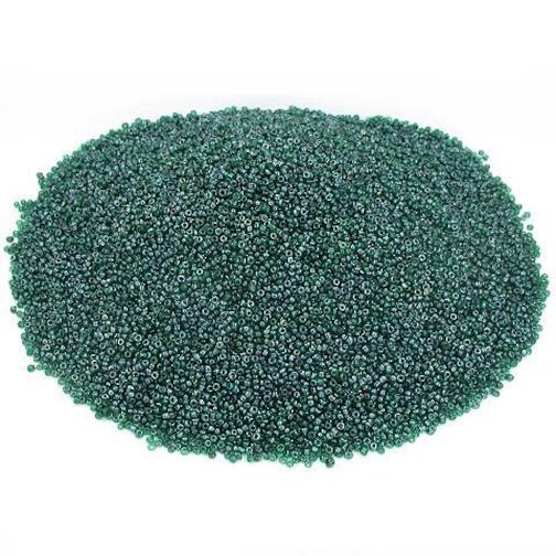 Seed Glass Beads Green 2mm 500 Grams Approx.