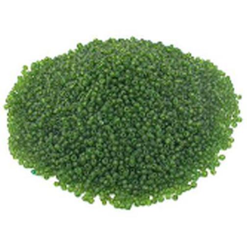 Seed Glass Beads Green 3mm 500 Grams Approx.
