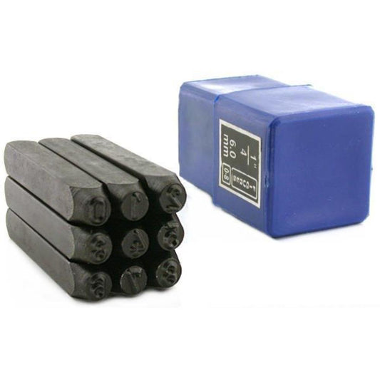 Number Punches 6mm 9Pcs