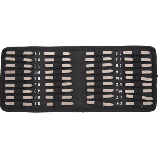 Letter & Number Punches 5mm 36Pcs