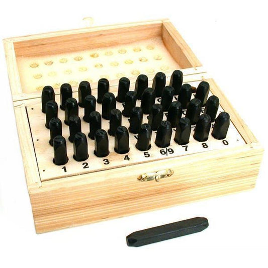 Letter & Number Punches 6mm 36Pcs