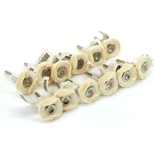 12 Buffing Wheels Buffing Polishing Rotary Tools  1 3/4" x 1"