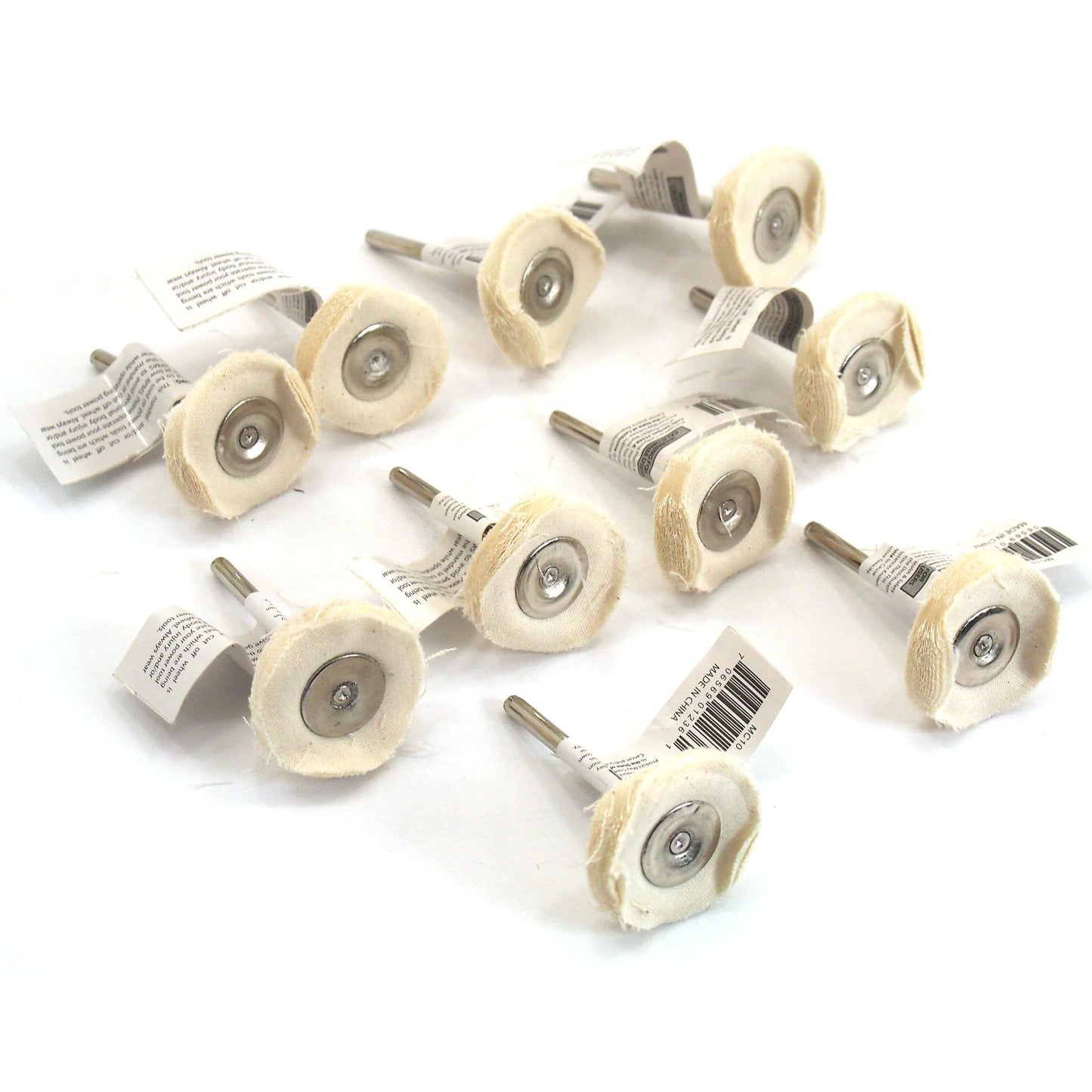 12 Buffing Wheels Buffing Polishing Rotary Tools  1 3/4" x 1"
