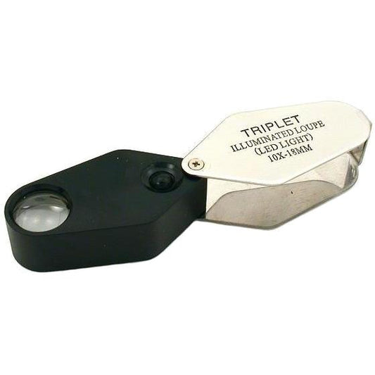 10x Illuminated Triplet Loupe 18mm