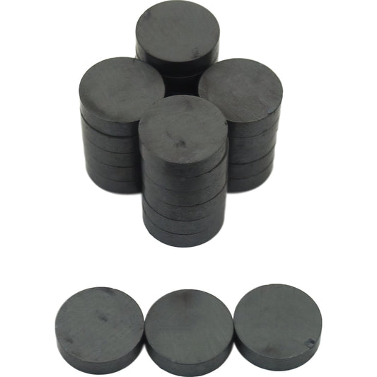 25 Round Full Disc Magnets Crafts Hobby Home Model Fridge Office Part 3/4"