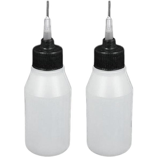 2 Plastic Flux Bottles for Soldering