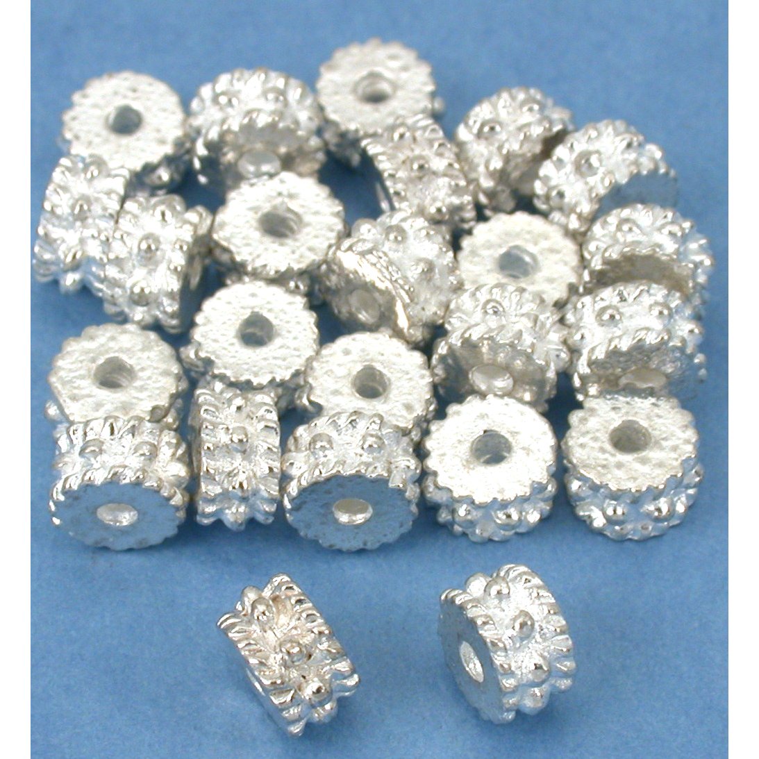 Bali Spacer Beads Silver Plated 4mm 25Pcs Approx.
