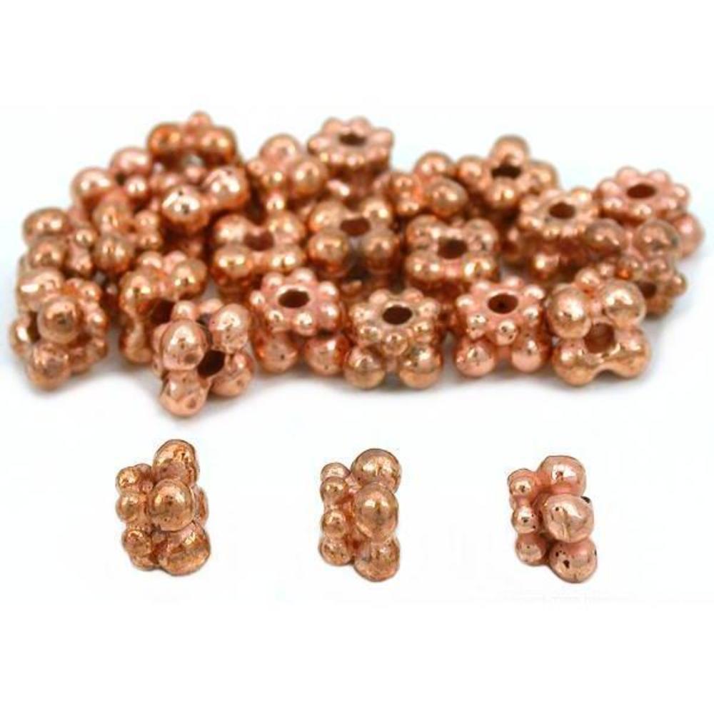 Bali Spacer Cooper Plated Beads 5mm 25Pcs Approx.