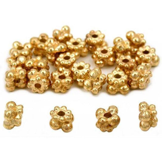 Bali Spacer Gold Plated Beads 5mm 25Pcs Approx.