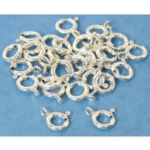 30 Sterling Silver Spring Ring Clasps Necklace Chain