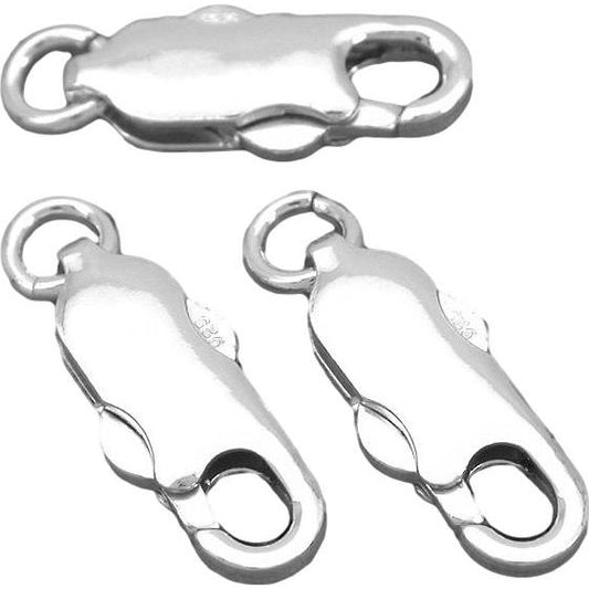 Lobster Clasp Sterling Silver 16mm 3Pcs