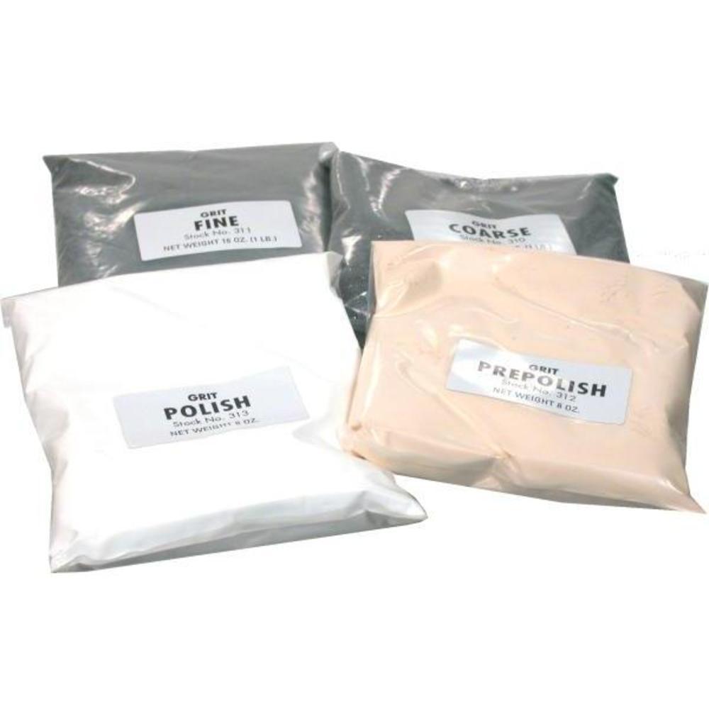 Rock Tumbling Grit Polish for 15 Lbs Tumblers With Plastic Pellets 