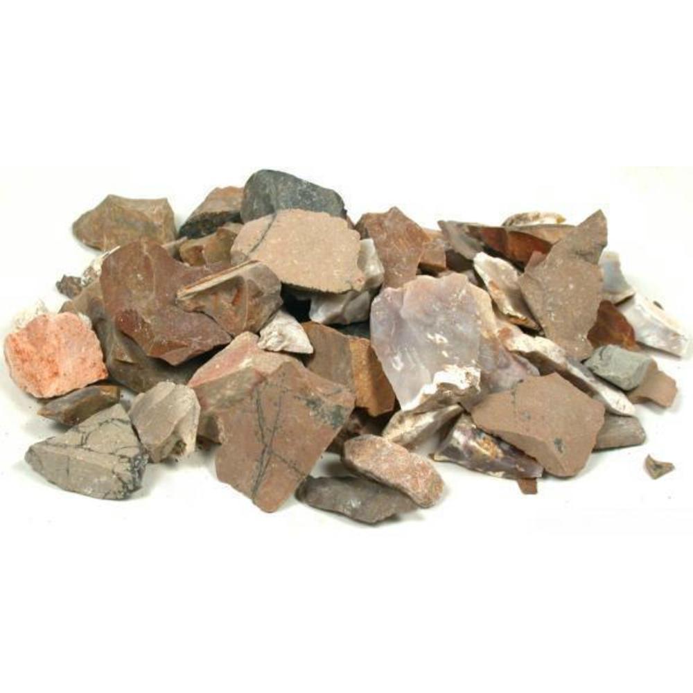 Assorted Crushed Rocks Tumbling Polishing 2 Pound Mix
