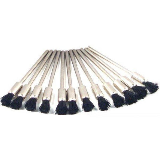End Brushes Plastic 1/4" 12Pcs