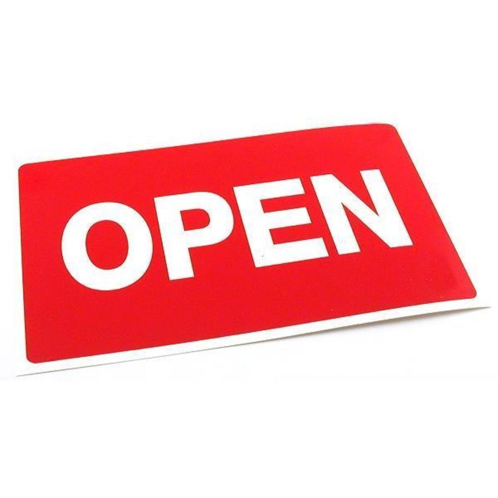 6 Open Signs Window Business Display Showcase Message