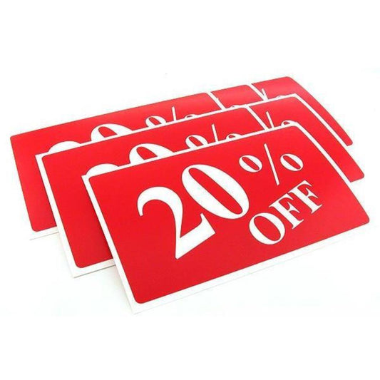6 20% Off Plastic Message Display Signs