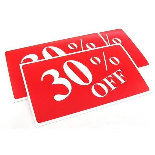 3 30% Off Plastic Message Display Sign