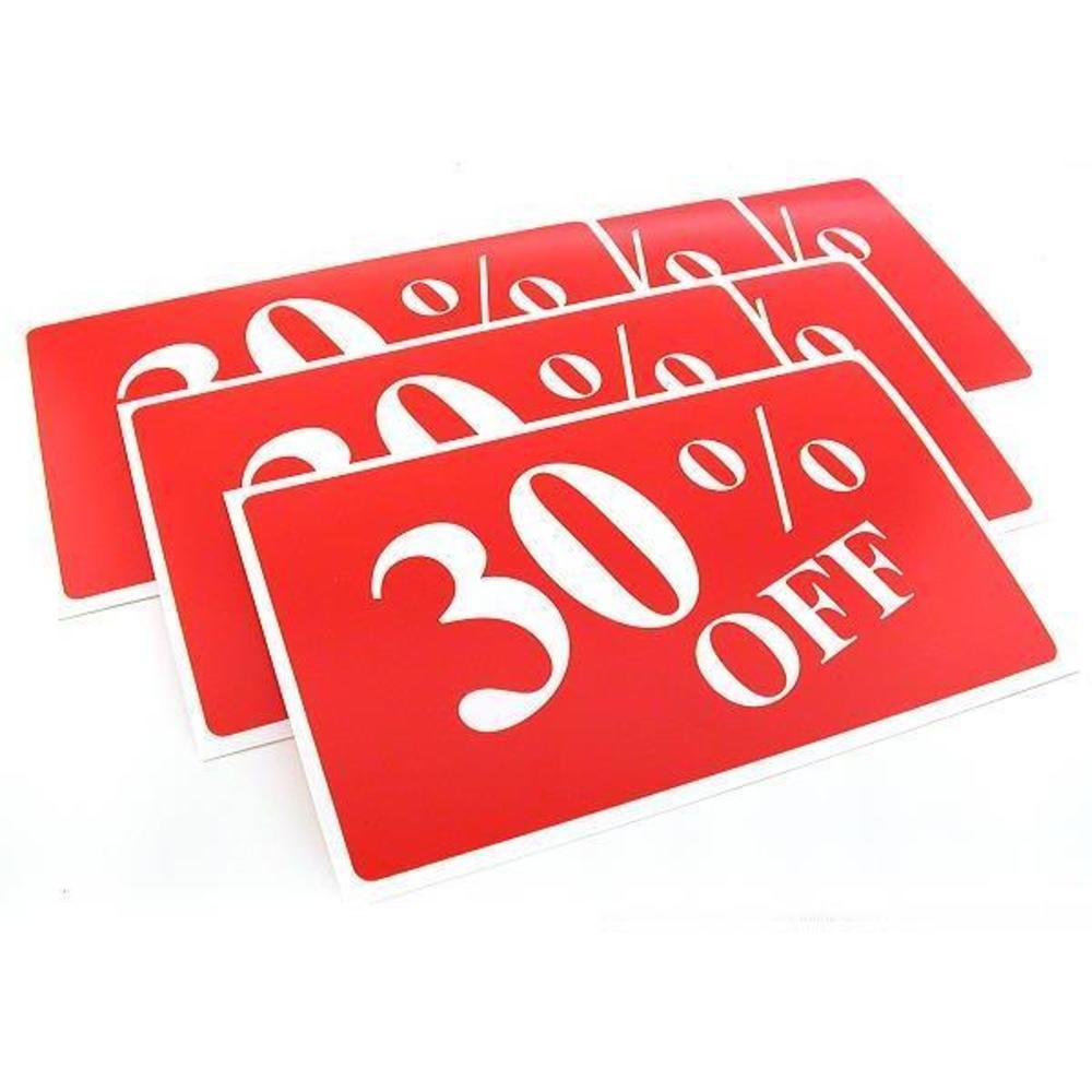6 30% Off Plastic Message Display Sign