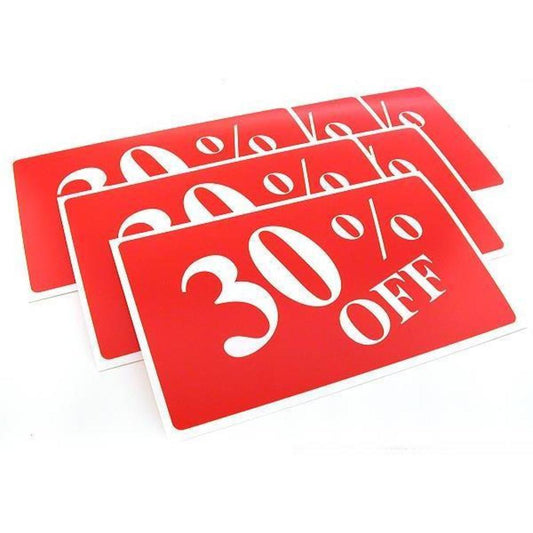 6 30% Off Plastic Message Display Sign