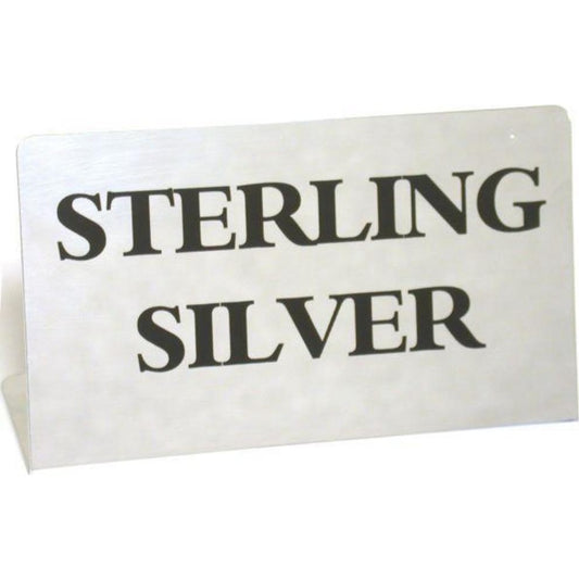 100 Signs Sterling Silver Showcase Display FindingKing