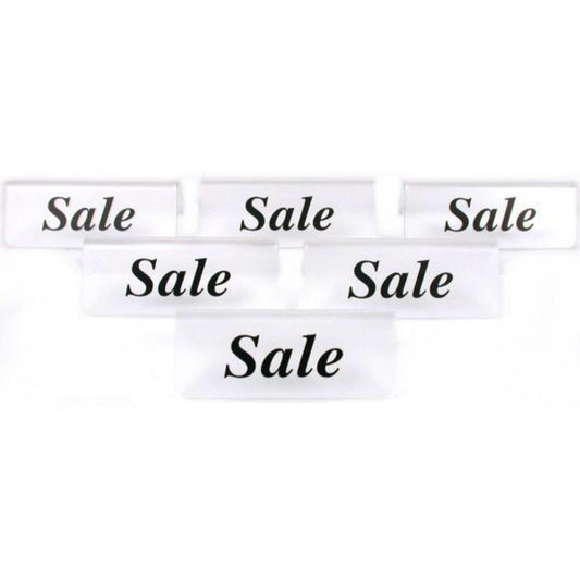 6 Plastic "Sale" Display Signs