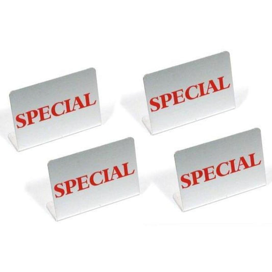 Special Jewelry Showcase Signs 1 3/4" 4Pcs