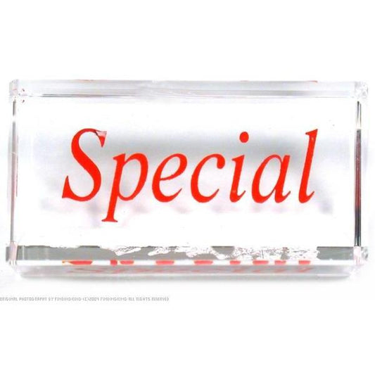 Special Jewelry Showcase Sign Crystal
