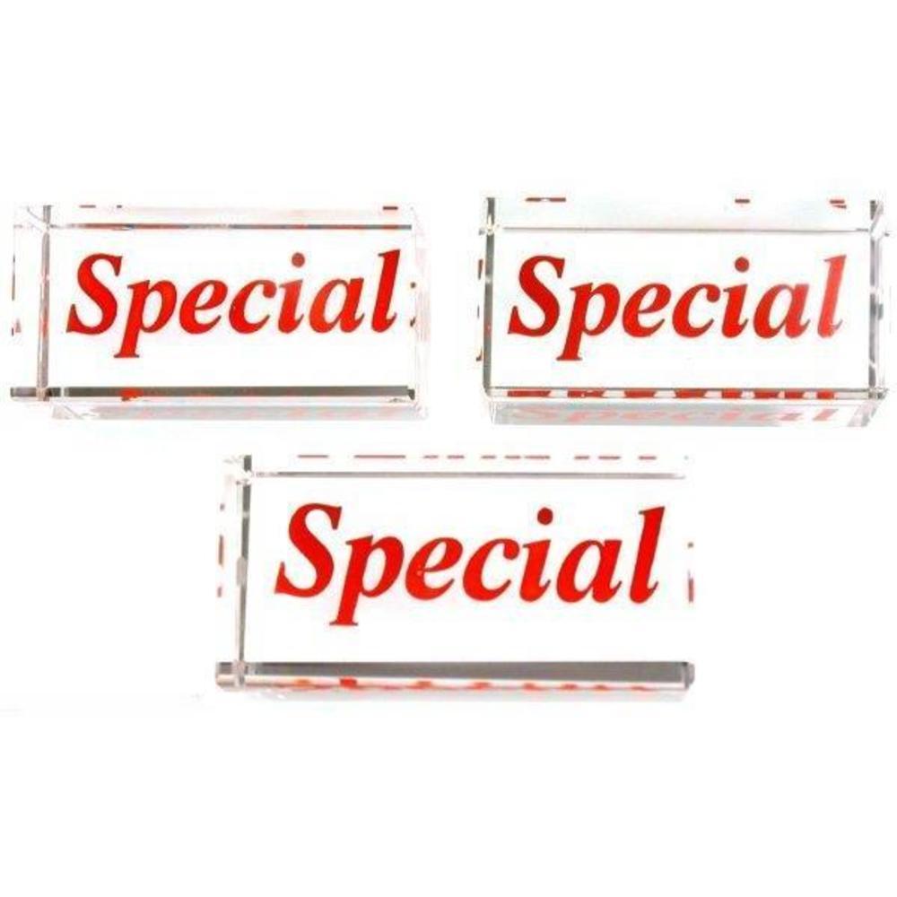 3 Display Signs Special Jewelry Showcase Fixture Units