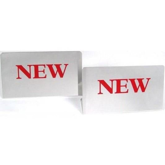 New Jewelry Showcase Signs 3 1/2" 2Pcs