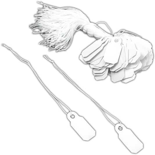 Jewelry String Price Tags 7/8" 100Pcs