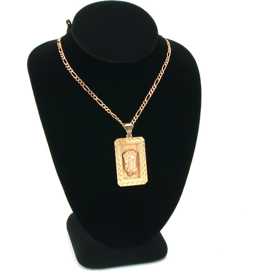 Black Velvet Necklace Bust Jewelry Display Small 6 1/4"