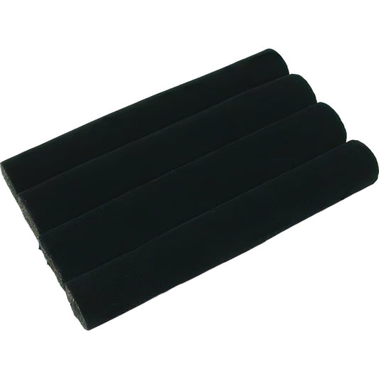 3 Slot Ring Insert Pad Black Velvet 5 1/2"