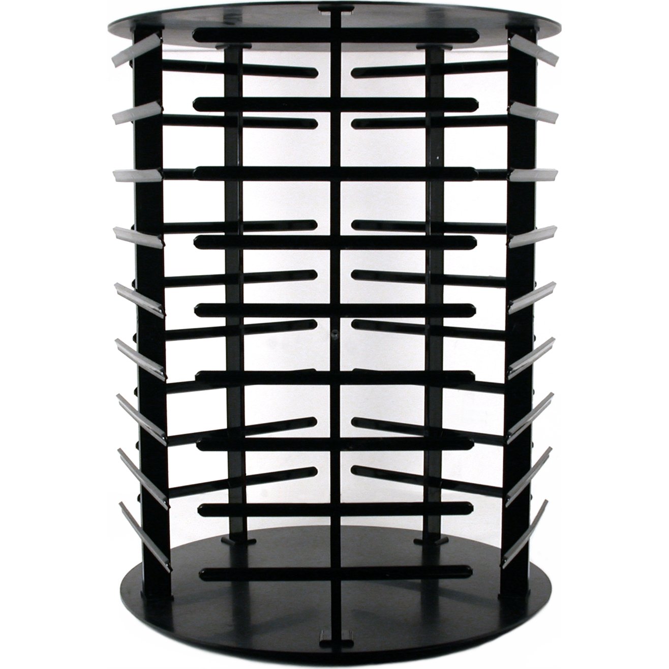 Revolving 180 Card Earring Display Stand Acrylic 19 1/2"