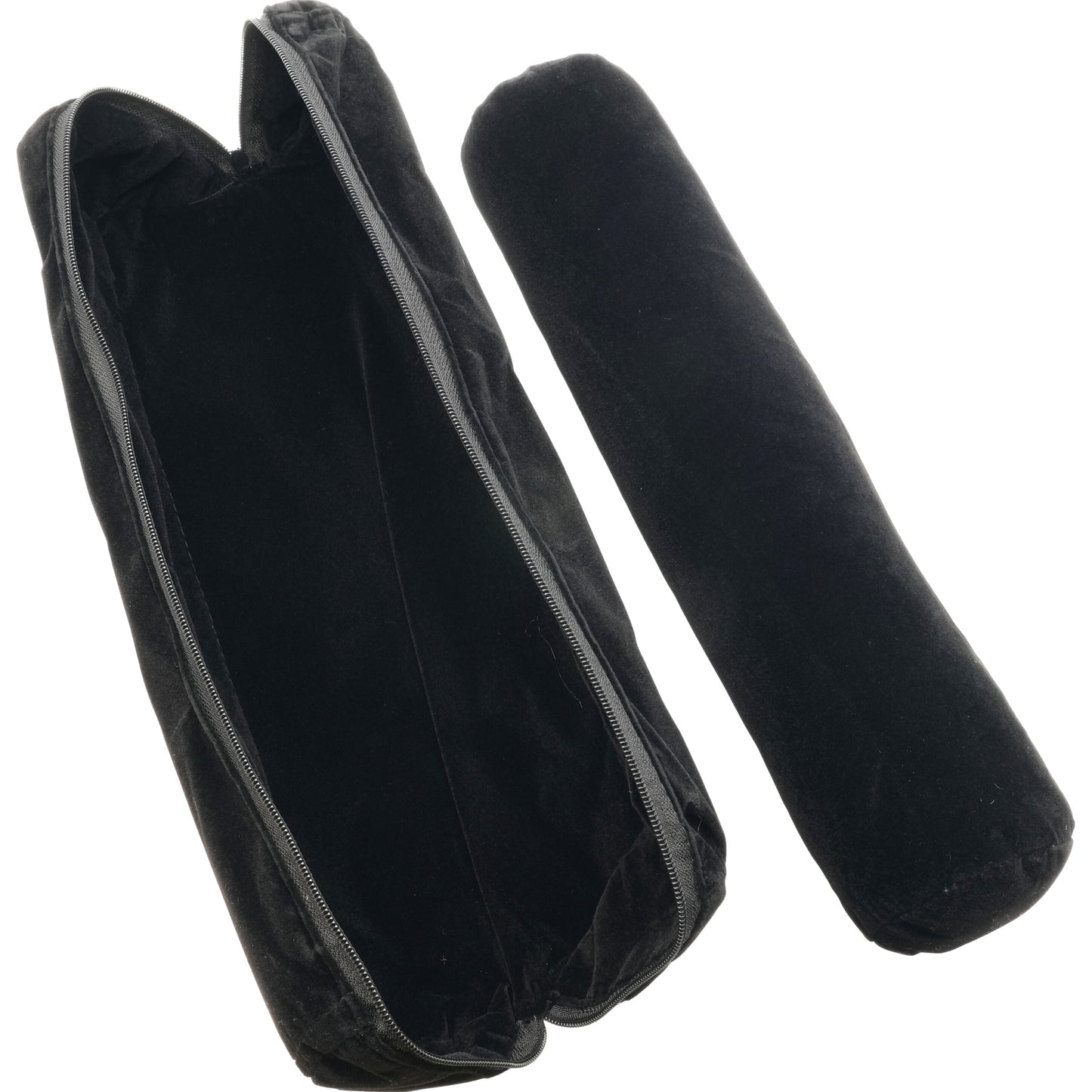 Velvet Ring Roll up & Bangle Bracelet Travel Pouch Jewelry Displays Kit 2 Pcs