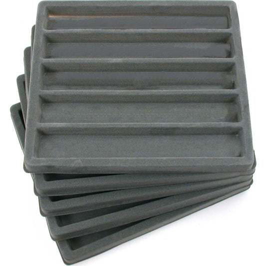5 Compartment Display Tray Inserts 7 5/8" 5Pcs