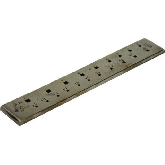 Drawplate 20 Square Holes