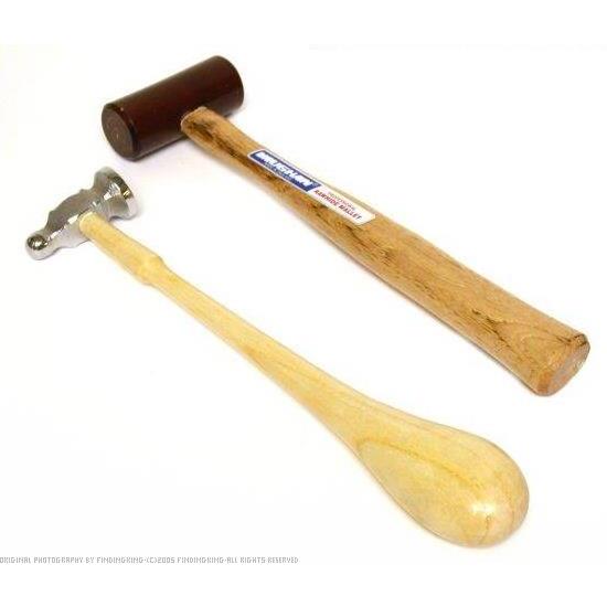 Chasing Hammer & Leather Mallet Jewelers Tools